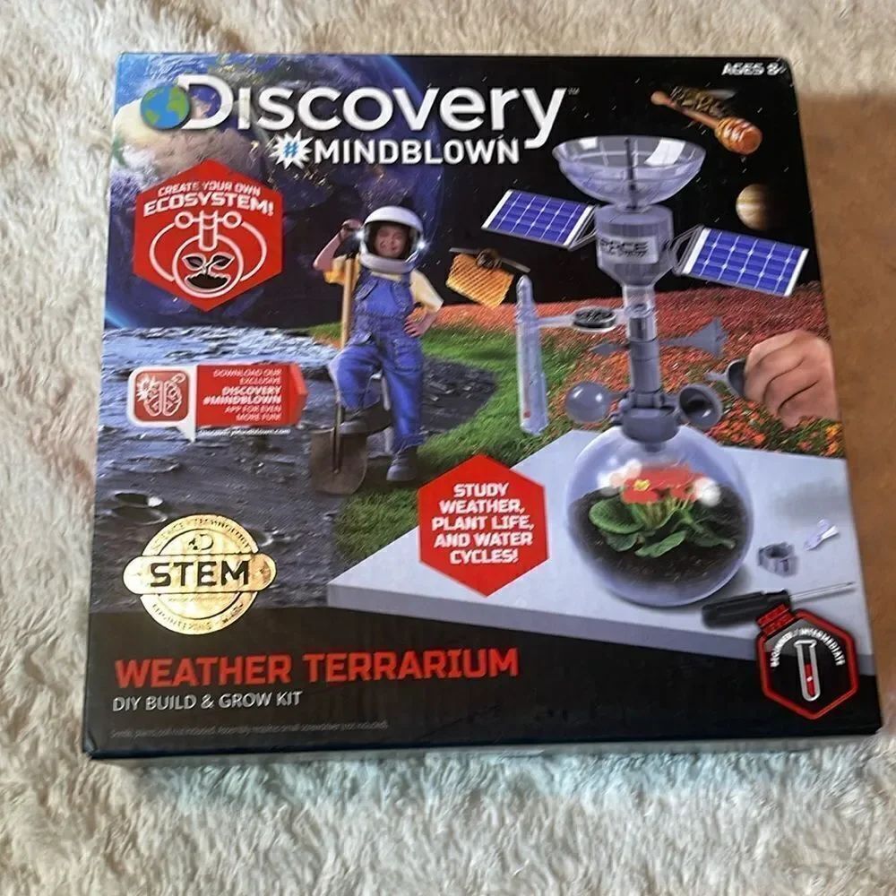 Discovery Mindblown weather Terrarium DIY build & Grow kit